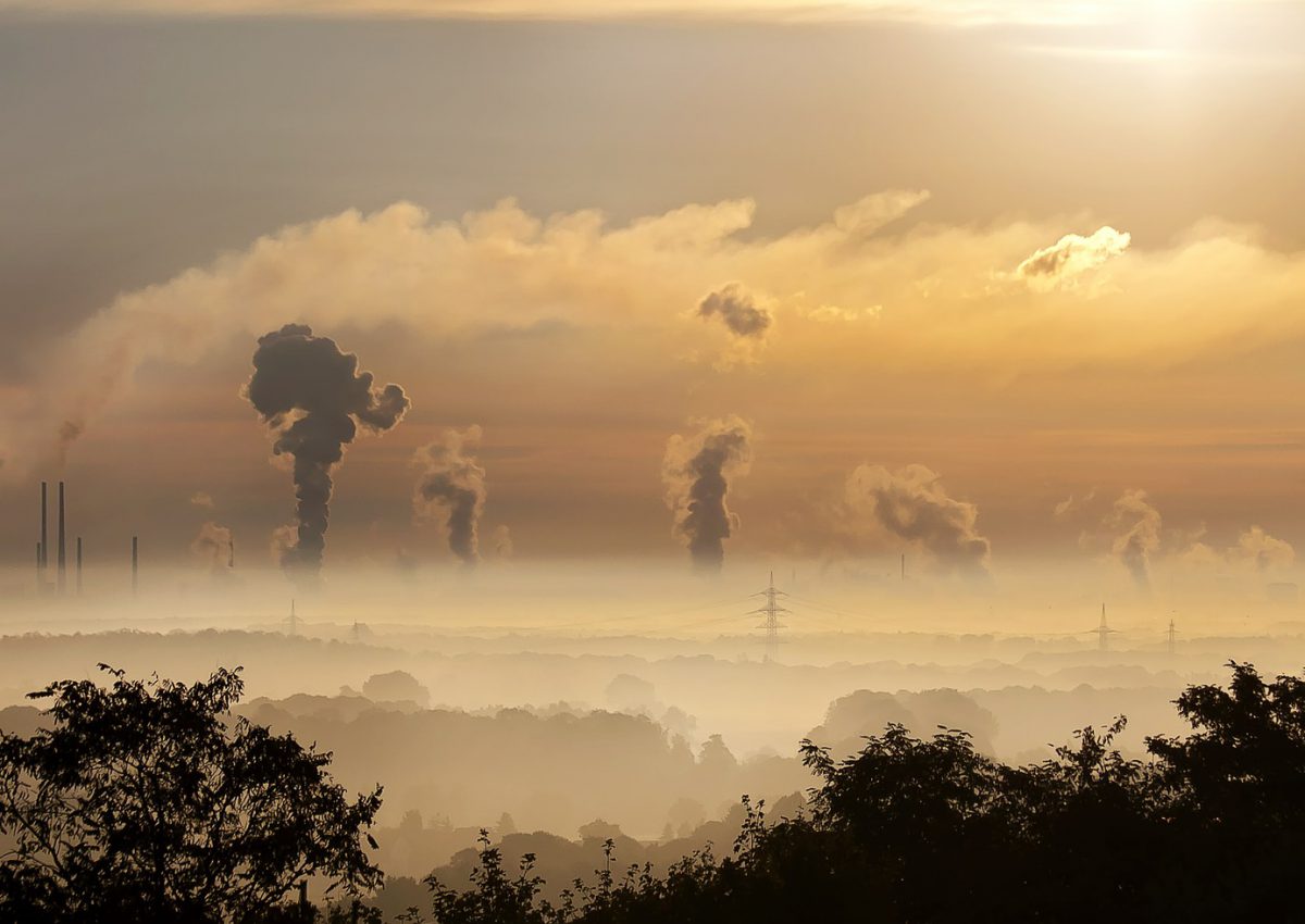 contaminación por humo