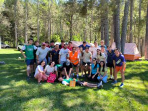 campamento desfibrilador