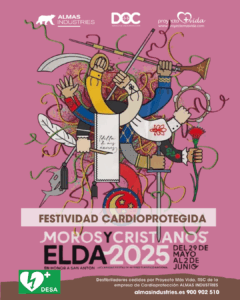 moros y cristianos con desfibriladores
