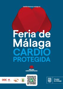 Desfibrilador cedido por Proyecto + Vida en la Feria de Málaga